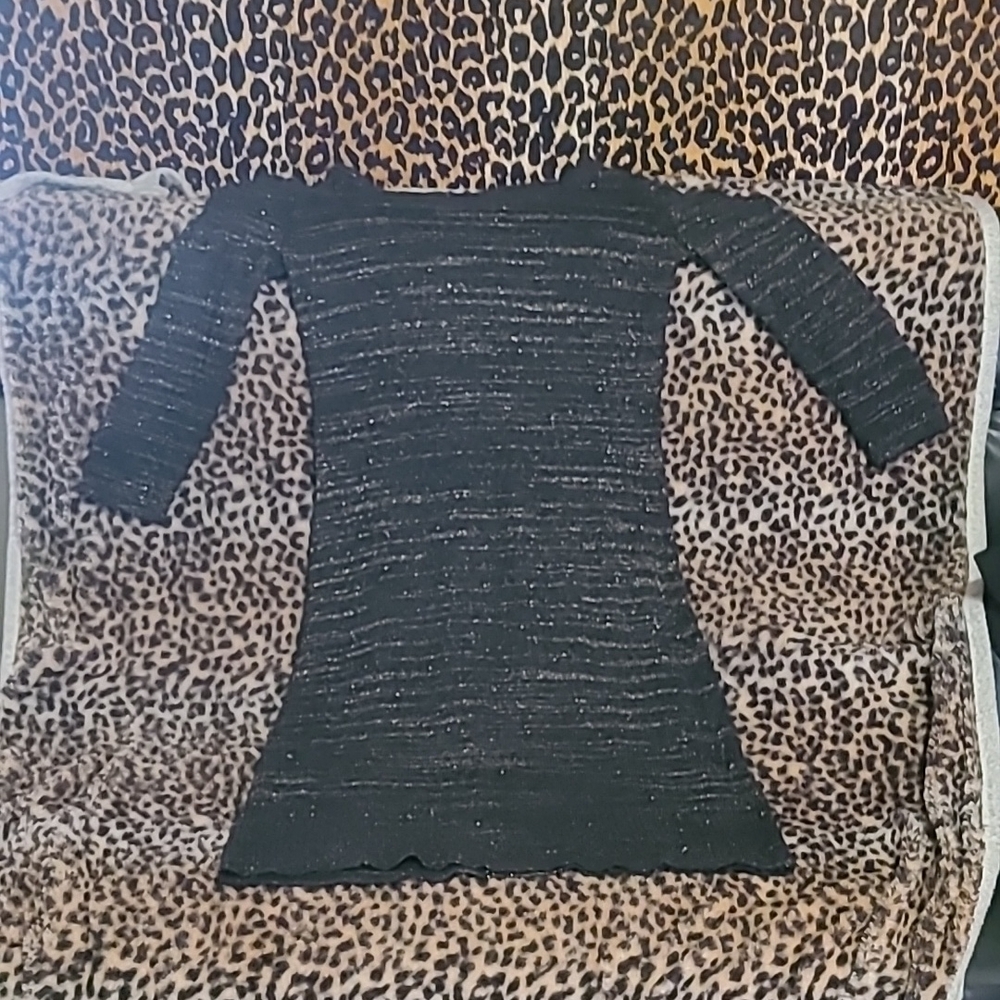 Black and Gold Dress
